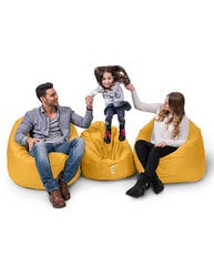 Säkkituoli Iyzi 100 Cushion Pouf, keltainen hinta ja tiedot | Säkkituolit, rahit ja penkit | hobbyhall.fi