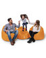 Säkkituoli Iyzi 100 Cushion Pouf, oranssi hinta ja tiedot | Säkkituolit, rahit ja penkit | hobbyhall.fi