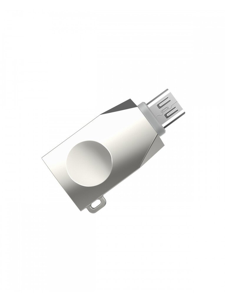 Adapteri Hoco UA10 MicroUSB kiinni USB-A harmaa hinta ja tiedot | Adapterit | hobbyhall.fi