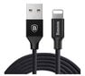 Kaapeli Baseus Yiven USB-A to Lightning 1.2 m musta CALYW-01 hinta ja tiedot | Kaapelit ja adapterit | hobbyhall.fi