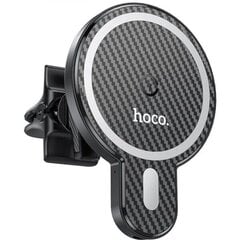 Autopuhelimen pidike ja laturi Hoco CA85 Magsafe 15W musta hinta ja tiedot | Puhelintelineet | hobbyhall.fi