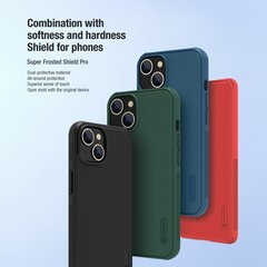 Kotelo Nillkin Super Frosted Shield Pro Apple iPhone 14 musta hinta ja tiedot | Puhelimen kuoret ja kotelot | hobbyhall.fi