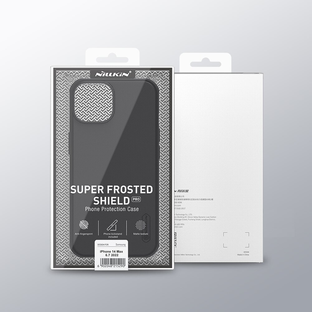 Kotelo Nillkin Super Frosted Shield Pro Apple iPhone 14 Plus vihreä hinta ja tiedot | Puhelimen kuoret ja kotelot | hobbyhall.fi