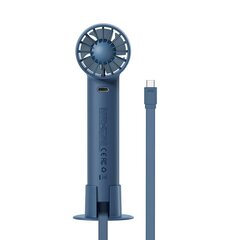 Pöytäkoneen tuuletin Baseus Flyer Turbine 4000 mAh + Type-C 0.2 m sininen ACFX010103 hinta ja tiedot | Baseus Ilmastointi- ja ilmanvaihtolaitteet | hobbyhall.fi