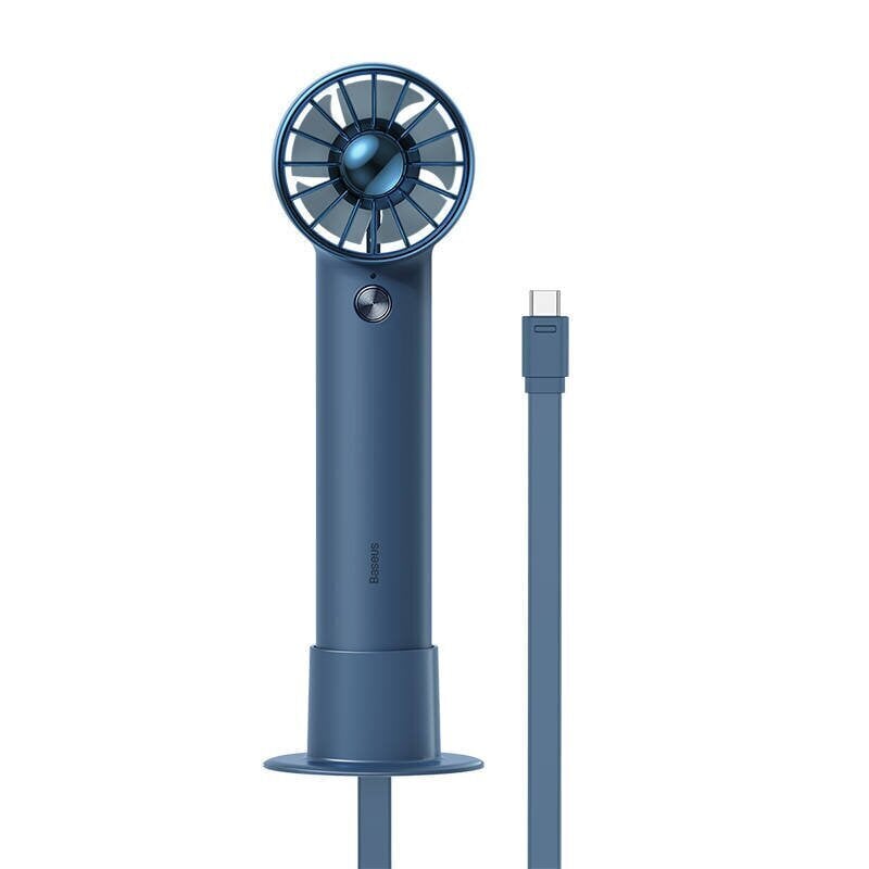 Pöytäkoneen tuuletin Baseus Flyer Turbine 4000 mAh + Type-C 0.2 m sininen ACFX010103 hinta ja tiedot | Tuulettimet | hobbyhall.fi