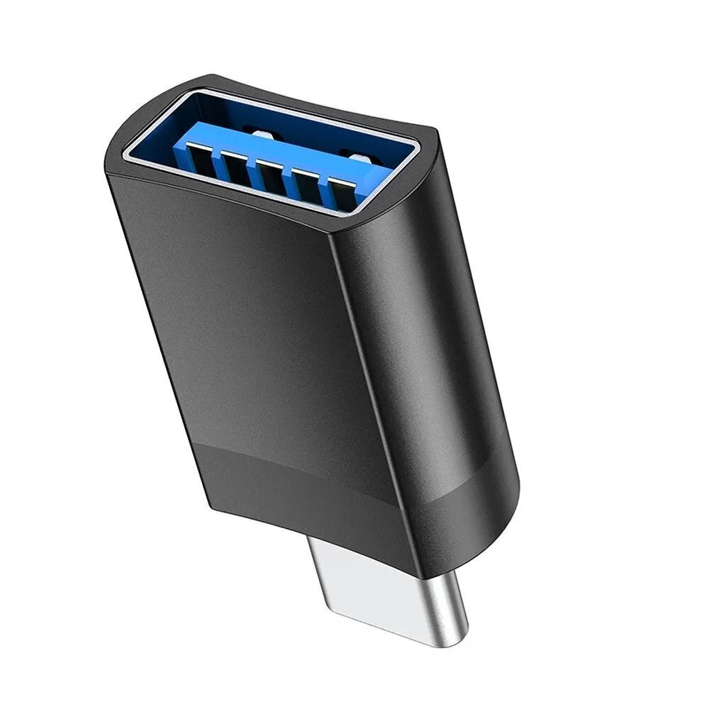 Adapteri Hoco UA17 Type-C kiinni USB-A musta hinta ja tiedot | Adapterit | hobbyhall.fi
