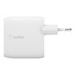 Belkin Boost Lataa Dual USB-A Wall Laturi 24W + Lightning to USB-A Kaapeli valkoinen hinta ja tiedot | Puhelimen laturit | hobbyhall.fi