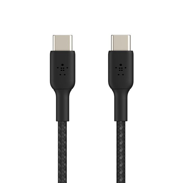 Kaapeli USB Belkin Boost Charge Braided USB-C to USB-C 1.0 m musta hinta ja tiedot | Puhelinkaapelit | hobbyhall.fi