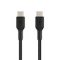 Kaapeli USB Belkin Boost Charge Braided USB-C to USB-C 1.0 m musta hinta ja tiedot | Puhelinkaapelit | hobbyhall.fi