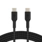 Kaapeli USB Belkin Boost Charge Braided USB-C to USB-C 1.0 m musta hinta ja tiedot | Puhelinkaapelit | hobbyhall.fi