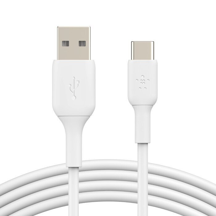 Kaapeli USB Belkin Boost Charge USB-A to USB-C 2.0 m valkoinen hinta ja tiedot | Puhelinkaapelit | hobbyhall.fi