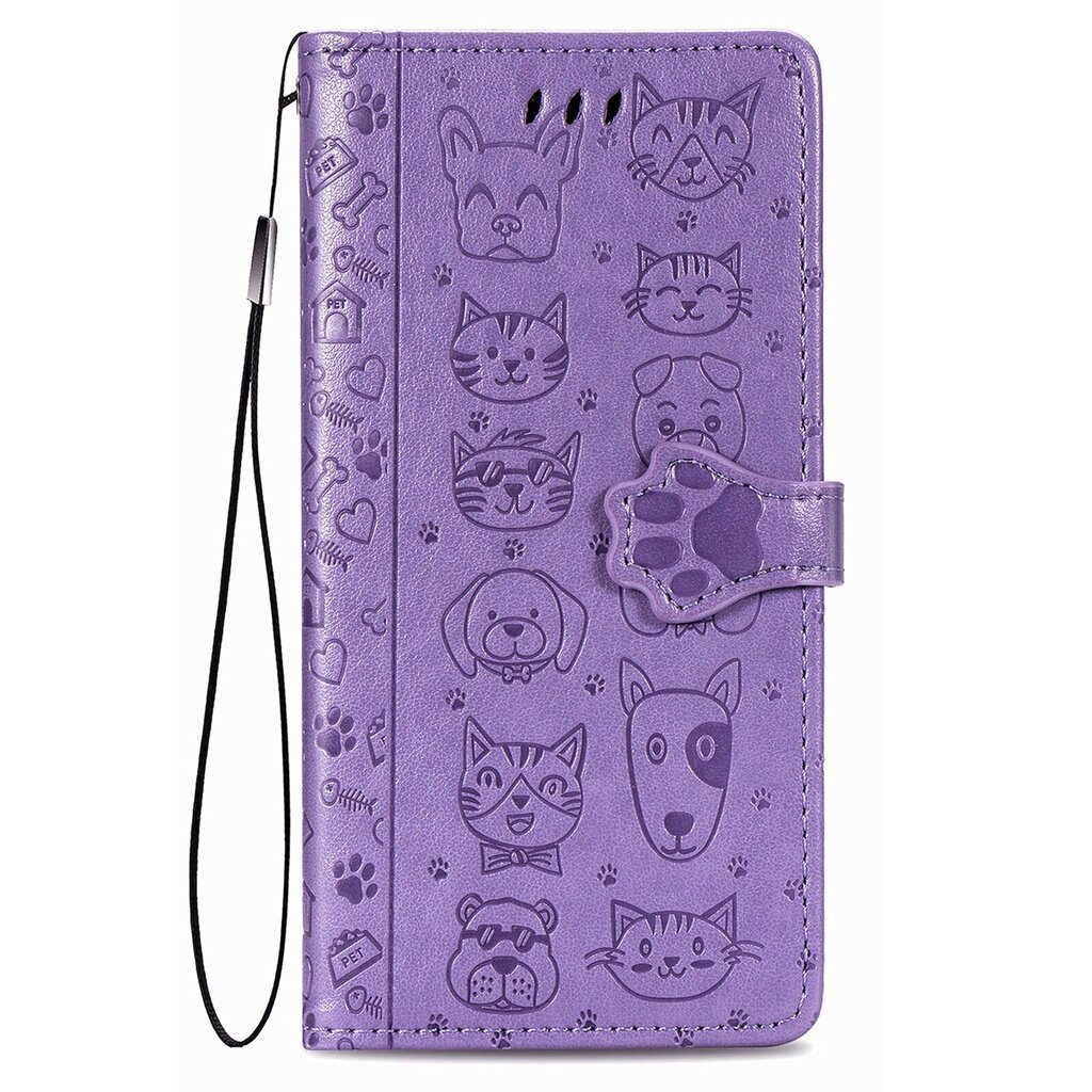 Kotelo Cat-Dog Samsung A145 A14 4G/A146 A14 5G violetti hinta ja tiedot | Puhelimen kuoret ja kotelot | hobbyhall.fi