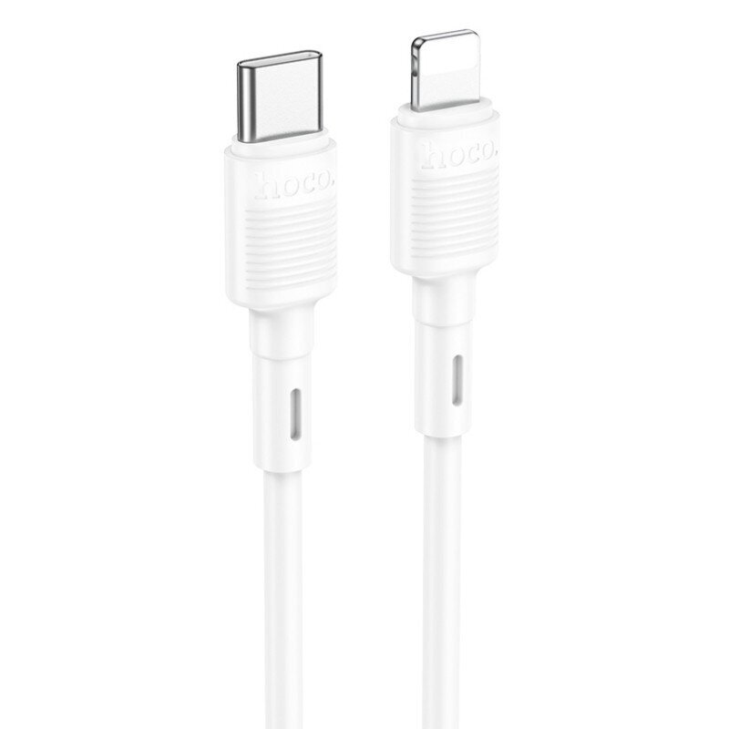 Kaapeli USB Hoco X83 PD20W Type-C to Lightning 1.0 m valkoinen hinta ja tiedot | Puhelinkaapelit | hobbyhall.fi