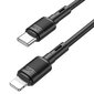 Kaapeli USB Hoco X83 PD20W Type-C to Lightning 1.0 m musta hinta ja tiedot | Puhelinkaapelit | hobbyhall.fi