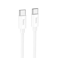 Kaapeli USB Hoco X87 60W Type-C to Type-C 1.0 m valkoinen hinta ja tiedot | Puhelinkaapelit | hobbyhall.fi