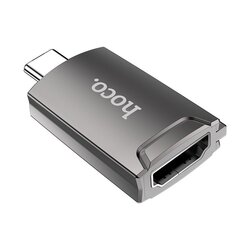 Adapteri Hoco UA19 Type-C kiinni HDMI harmaa hinta ja tiedot | Adapterit | hobbyhall.fi