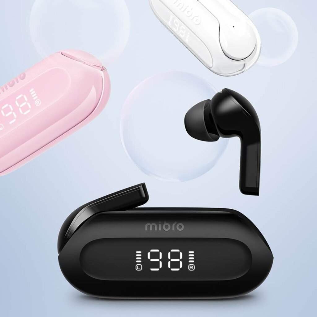 Langattomat kuulokkeet Xiaomi Mibro Earbuds 3 valkoinen hinta ja tiedot | Kuulokkeet | hobbyhall.fi