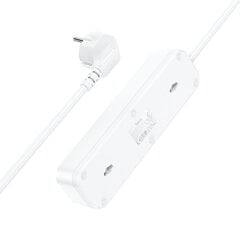Jatkojohto Hoco NS2 Aura 3 sockets + 3xUSB-A 1.8m valkoinen hinta ja tiedot | Hoco Kodin remontointi | hobbyhall.fi