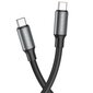 Kaapeli USB Borofone BX82 60W Type-C to Type-C 1.0 m musta hinta ja tiedot | Puhelinkaapelit | hobbyhall.fi