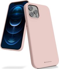 Kotelo Mercury Silicone Kotelo Apple iPhone 15 Pro vaaleanpunainen hiekka hinta ja tiedot | Puhelimen kuoret ja kotelot | hobbyhall.fi