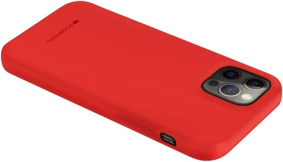 Kotelo Mercury Soft Jelly Kotelo Apple iPhone 15 Plus punainen hinta ja tiedot | Puhelimen kuoret ja kotelot | hobbyhall.fi