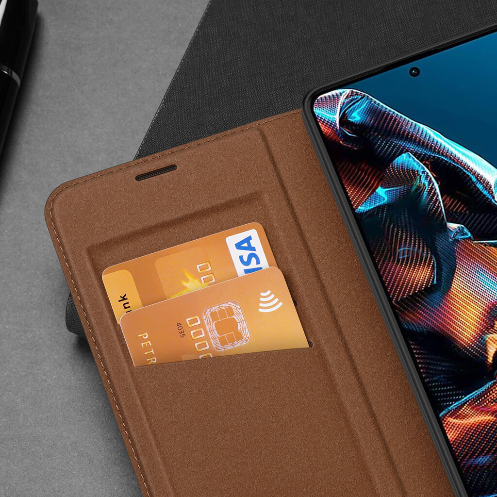 Kotelo Dux Ducis Skin X2 Xiaomi punainen Note 12 Pro 5G/Poco X5 Pro 5G ruskea hinta ja tiedot | Puhelimen kuoret ja kotelot | hobbyhall.fi