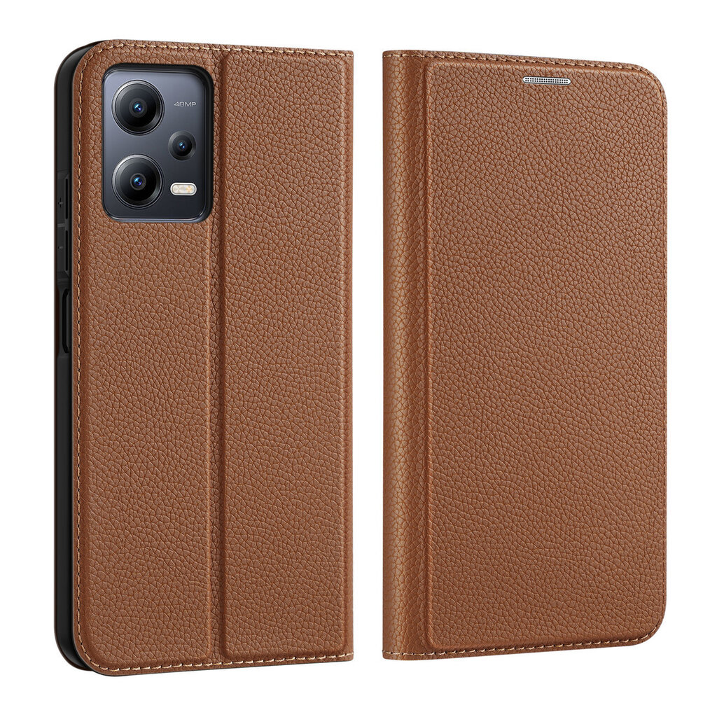 Kotelo Dux Ducis Skin X2 Xiaomi punainen Note 12 5G/Poco X5 5G ruskea hinta ja tiedot | Puhelimen kuoret ja kotelot | hobbyhall.fi