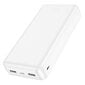 Ulkoinen Akku Power Bank Hoco J100A 2xUSB-A 20000 mAh valkoinen hinta ja tiedot | Varavirtalähteet | hobbyhall.fi