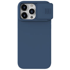 Case Nillkin CamShield Silky Silicone Apple iPhone 15 Pro dark blue hinta ja tiedot | Puhelimen kuoret ja kotelot | hobbyhall.fi