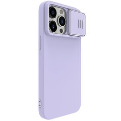 Case Nillkin CamShield Silky Silicone Apple iPhone 15 Pro light purple hinta ja tiedot | Puhelimen kuoret ja kotelot | hobbyhall.fi