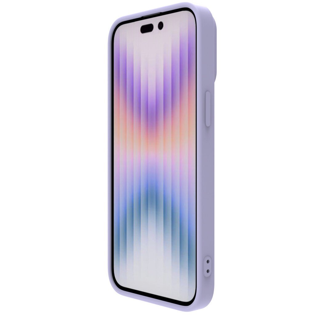 Case Nillkin CamShield Silky Silicone Apple iPhone 15 Pro light purple hinta ja tiedot | Puhelimen kuoret ja kotelot | hobbyhall.fi