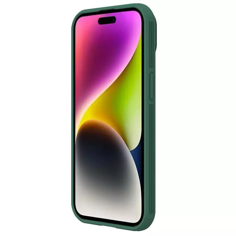 Case Nillkin CamShield Pro Apple iPhone 15 green hinta ja tiedot | Puhelimen kuoret ja kotelot | hobbyhall.fi