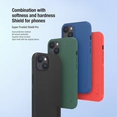 Case Nillkin Super Frosted Shield Pro Apple iPhone 15 red hinta ja tiedot | Puhelimen kuoret ja kotelot | hobbyhall.fi