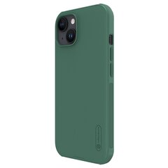 Case Nillkin Super Frosted Shield Pro Apple iPhone 15 green hinta ja tiedot | Puhelimen kuoret ja kotelot | hobbyhall.fi
