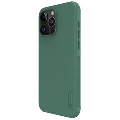 Case Nillkin Super Frosted Shield Pro Apple iPhone 15 Pro Max green hinta ja tiedot | Puhelimen kuoret ja kotelot | hobbyhall.fi