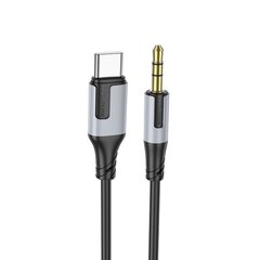 Audio Kaapeli Borofone BL19 USB-C kiinni 3.5 mm musta hinta ja tiedot | Borofone Tietokoneiden lisävarusteet | hobbyhall.fi