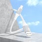 Kaapeli USB Borofone BX101 USB-A to Lightning 1.0 m valkoinen hinta ja tiedot | Puhelinkaapelit | hobbyhall.fi