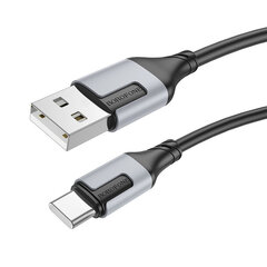 Kaapeli USB Borofone BX101 USB-A to USB-C 1.0 m musta hinta ja tiedot | Puhelinkaapelit | hobbyhall.fi