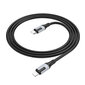 Kaapeli USB Borofone BX101 USB-C to Lightning 1.0 m musta hinta ja tiedot | Puhelinkaapelit | hobbyhall.fi