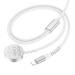 Kaapeli USB Hoco CW54 2in1 USB-C to Lightning/Apple Watch 1.2 m valkoinen hinta ja tiedot | Puhelinkaapelit | hobbyhall.fi