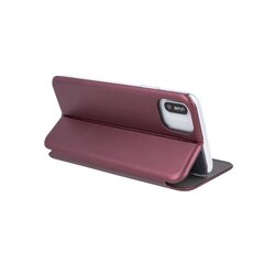 Kotelo Book Elegance Xiaomi punainenmi 13C/Poco C65 bordo hinta ja tiedot | Puhelimen kuoret ja kotelot | hobbyhall.fi