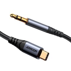 Audio Kaapeli Joyroom SY-A07 USB-C kiinni 3.5 mm 1.2 m musta hinta ja tiedot | Adapterit | hobbyhall.fi