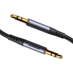 Audio Kaapeli Joyroom SY-A08 3.5 mm kiinni 3.5 mm 1.2 m musta hinta ja tiedot | Adapterit | hobbyhall.fi