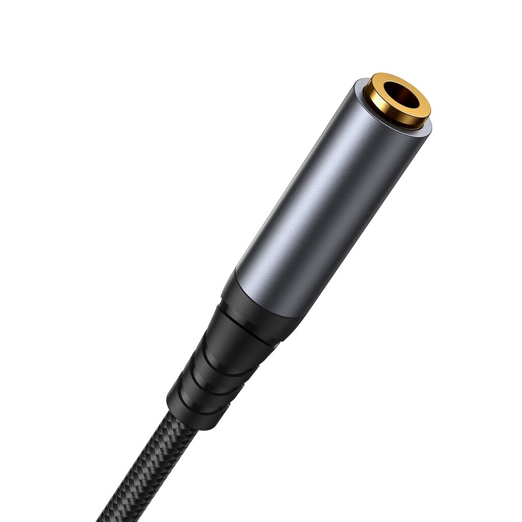 Audio Kaapeli Joyroom SY-A09 3.5 mm (M) kiinni 3.5 mm (F) 1.2 m musta hinta ja tiedot | Adapterit | hobbyhall.fi