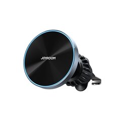Autopuhelimen pidike ja laturi magneettinen Joyroom JR-ZS240 Pro MagSafe 15W musta hinta ja tiedot | Puhelintelineet | hobbyhall.fi