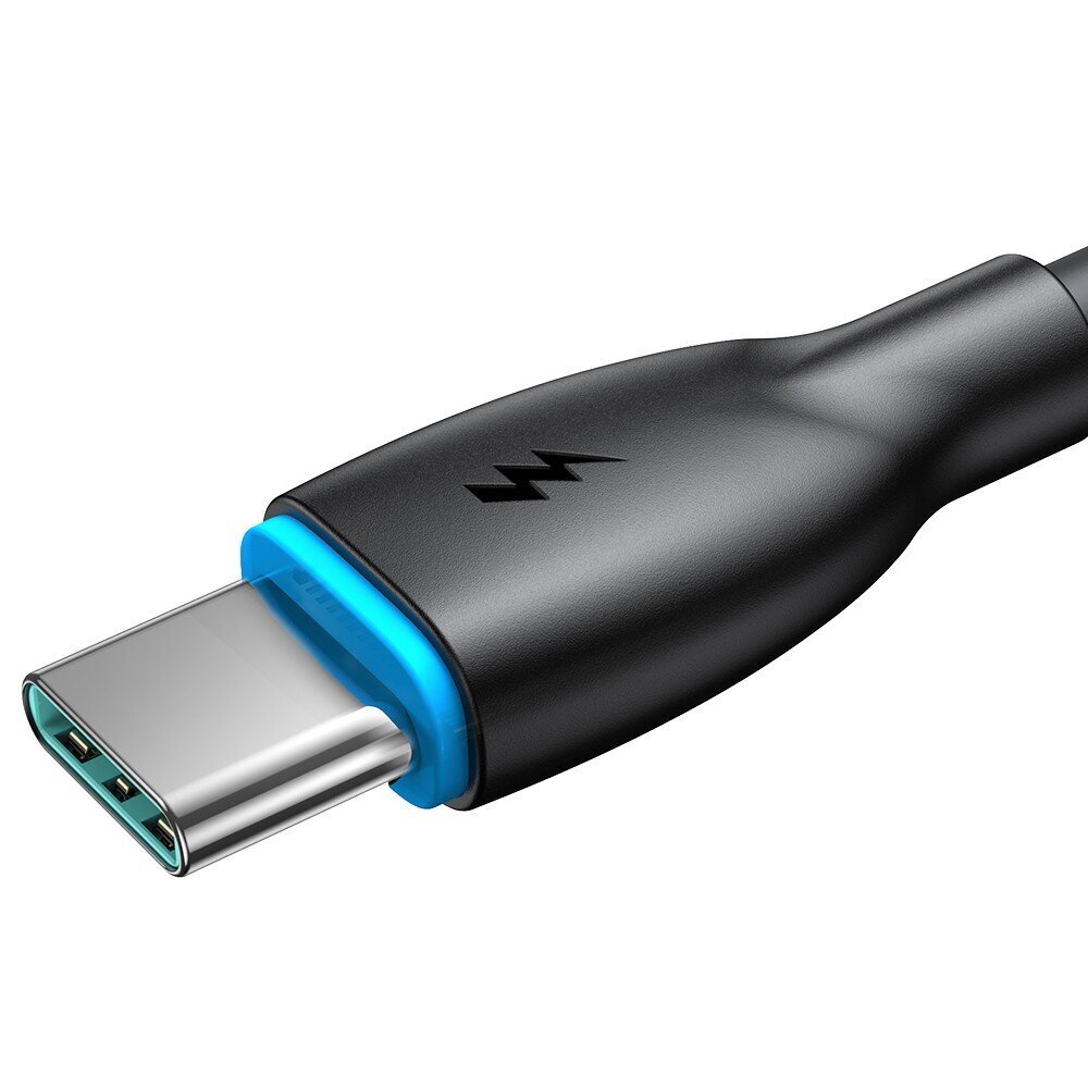 Kaapeli USB Joyroom S-A30 USB to USB-C 3A 1.0 m musta hinta ja tiedot | Puhelinkaapelit | hobbyhall.fi