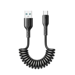 Kaapeli USB Joyroom SA38-AC3 USB to USB-C 3A 1.5m musta hinta ja tiedot | Puhelinkaapelit | hobbyhall.fi
