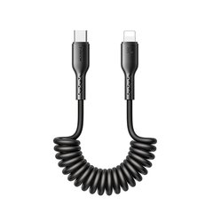 Kaapeli USB Joyroom SA38-CL3 USB-C to Lightning 30W 1.5m musta hinta ja tiedot | Puhelinkaapelit | hobbyhall.fi