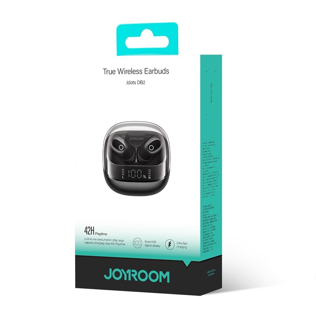 Langattomat kuulokkeet Joyroom TWS JR-DB2 musta hinta ja tiedot | Kuulokkeet | hobbyhall.fi