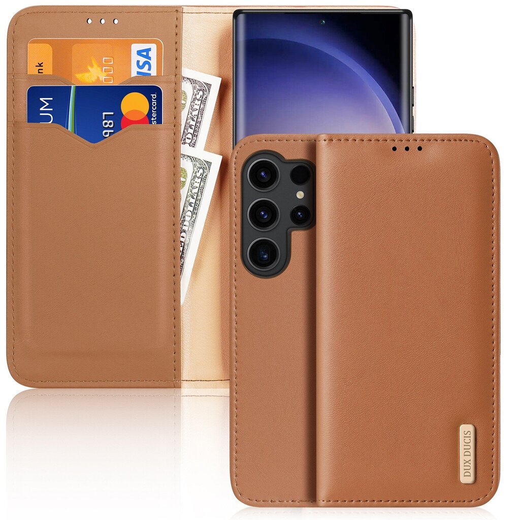 Kotelo Dux Ducis Hivo Samsung S926 S24 Plus ruskea hinta ja tiedot | Puhelimen kuoret ja kotelot | hobbyhall.fi